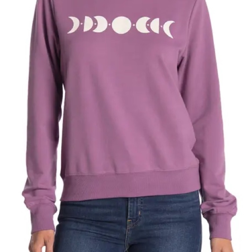 NWT Wildfox Moon Phases Crew Neck Sweatshirt